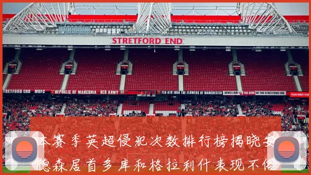 本赛季英超侵犯次数排行榜揭晓安德森居首多库和格拉利什表现不俗